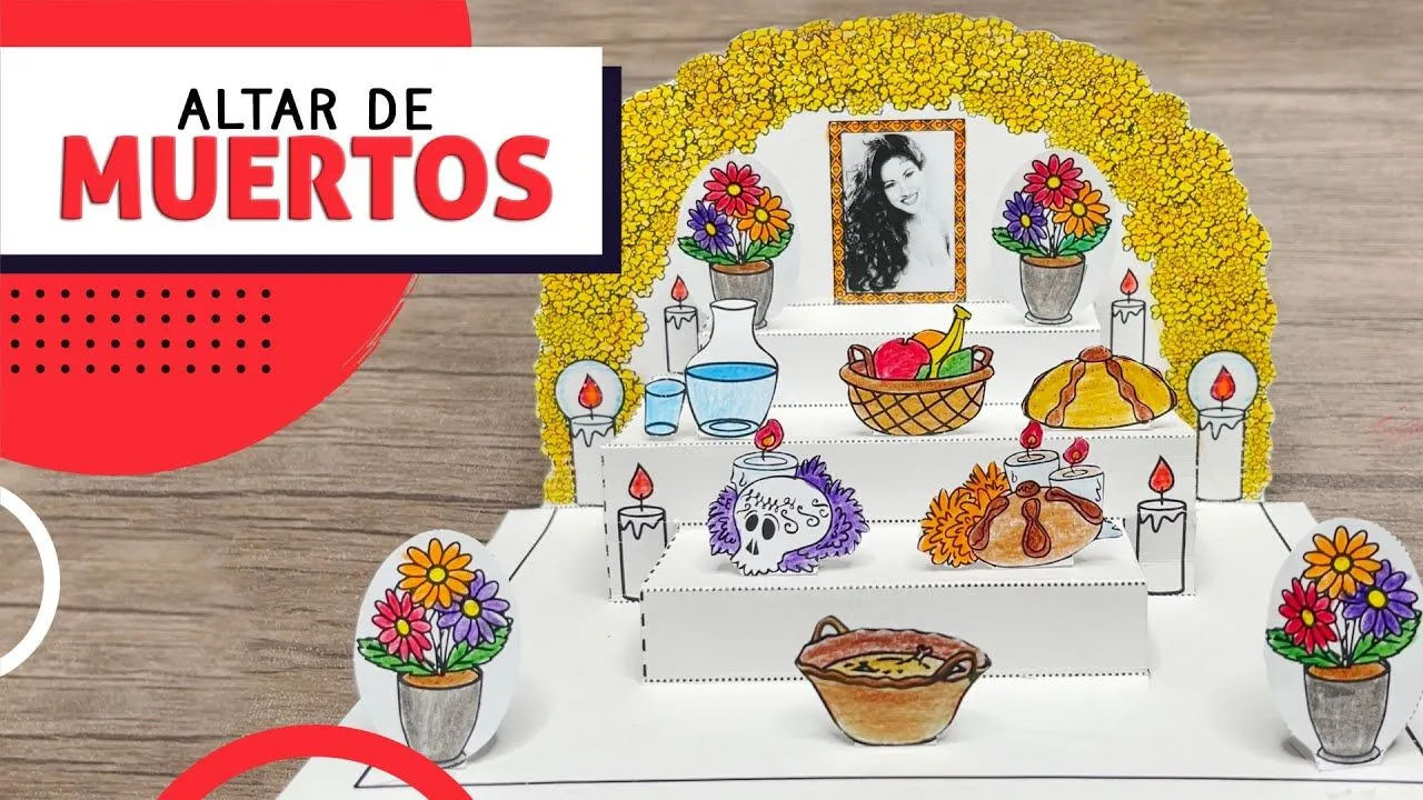 Altar de muertos de papel - Material para Maestros