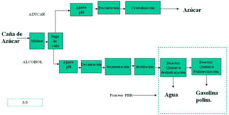  ... alto octano del tipo polimerizada a partir de la caña de azúcar
