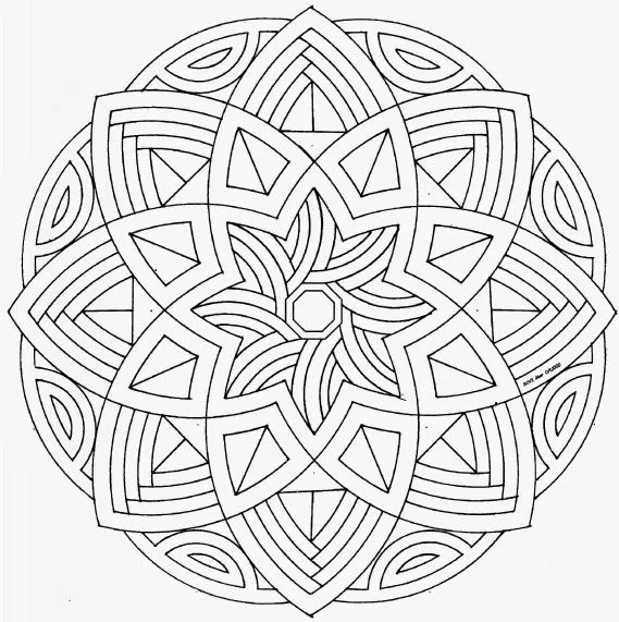 Ama, ríe, vive!: Mandalas para colorear