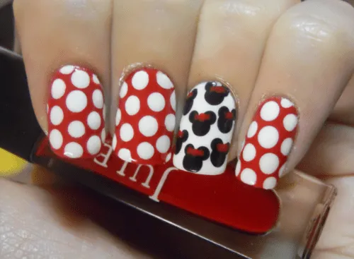 Todos Aman a Pepina: Uñas decoradas: Diseños de Minnie Mouse!!