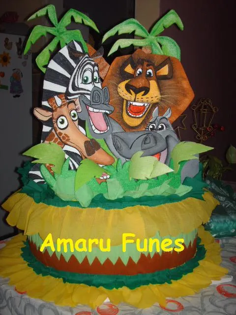 AMARU EVENTOS: PIÑATA ENTAMBORADA DE MADAGASCAR
