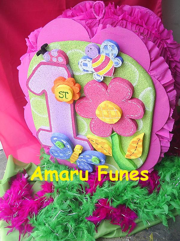 AMARU FUNES DECORACIONES: 1º CUMPLEAÑOS DE NIÑA