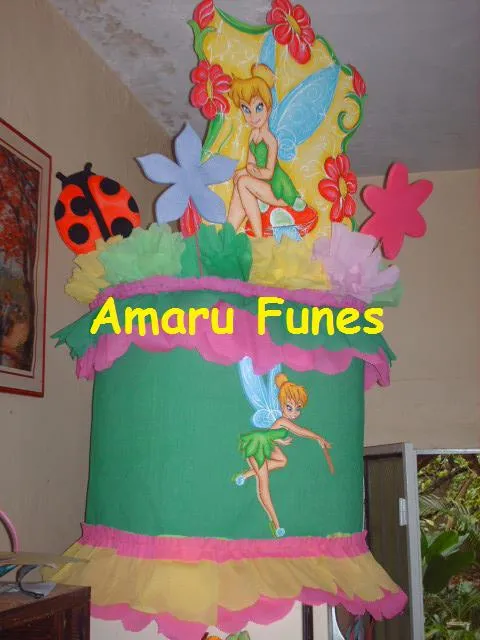 AMARU FUNES DECORACIONES: PIÑATA ENTAMBORADA CAMPANITA