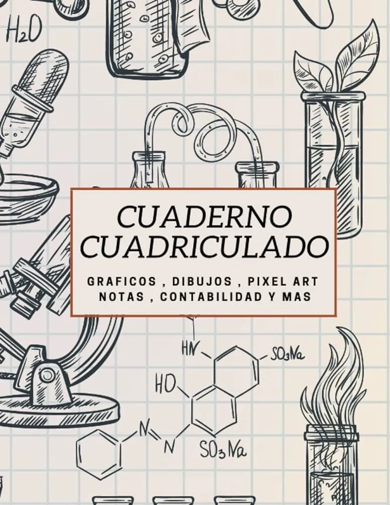 Amazon.com: Cuaderno cuadriculado - Cuaderno de notas , Gráficos , dibujo ,  pixel art , contabilidad y más - Cuaderno a hojas cuadriculadas - Gran  formato A4 -120 páginas (Spanish Edition): V&V, Editions: Libros