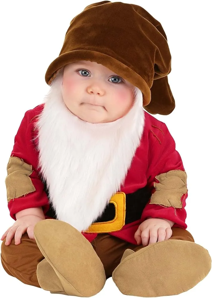 Amazon.com: Disney - Disfraz de enano gruñón blanco nieve para bebés, cosplay de siete enanos, disfraz de Halloween enano para bebés de 0/3 meses : Ropa, Zapatos y Joyería