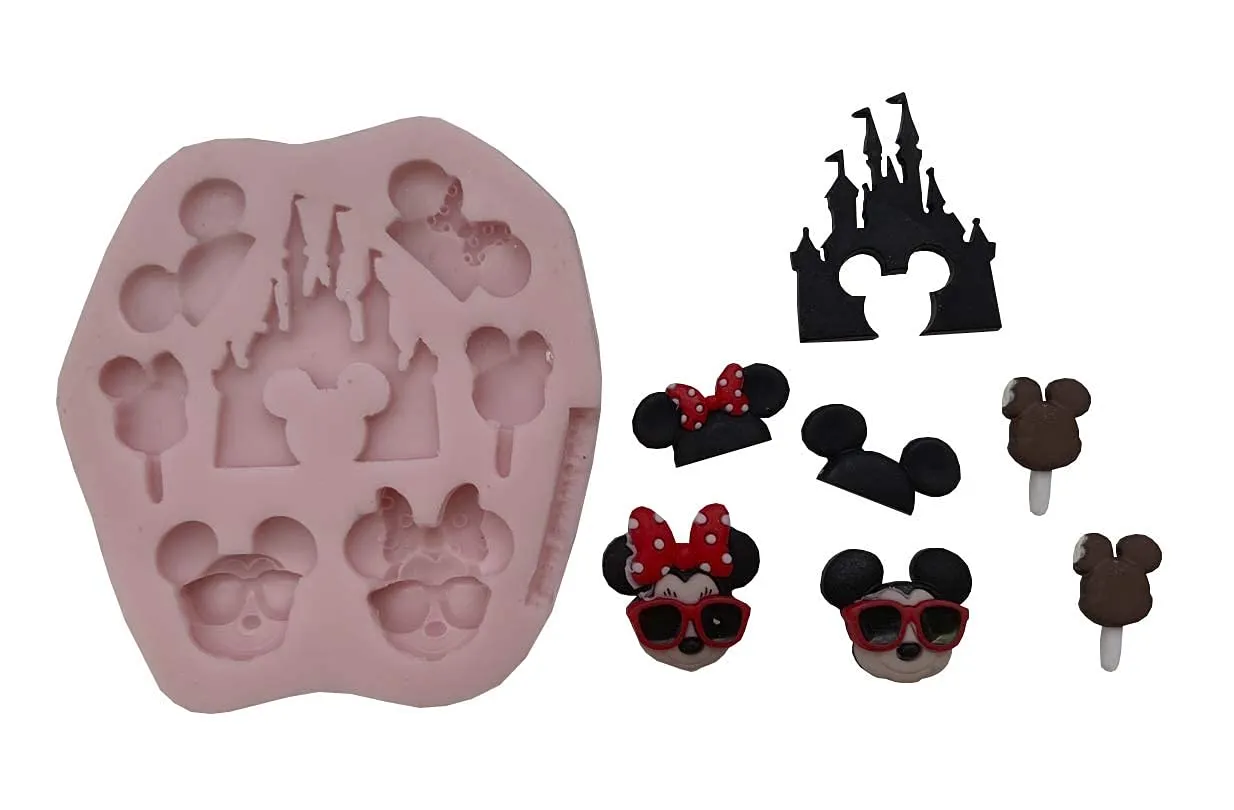 Amazon.com: Mickey Mouse - Molde de silicona con diseño de Minnie Mouse  (medidas en segunda foto, sin devoluciones) : Hogar y Cocina