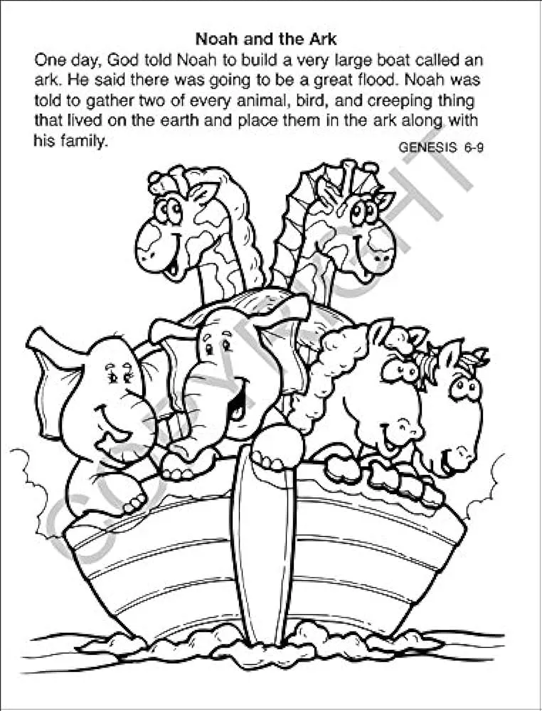 Amazon.com: ZOCO - Bible Stories Christian Kids Educational Coloring Books  (25 Bulk Pack, Without Crayons) - Church Handout - Sunday School Supplies -  Games, Puzzles, Activities : Toys & Games