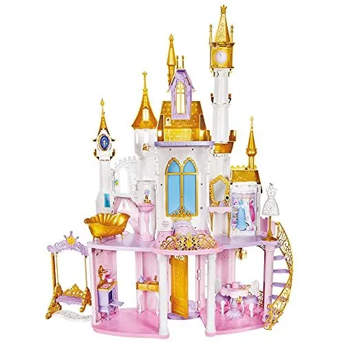 Amazon.es: Disney Princess - Gran Castillo de Fiesta - Casa de muñecas con  Muebles y Accesorios - con Luces y música - A Partir de 3 años, Multi, 1.2  m: Juguetes y juegos