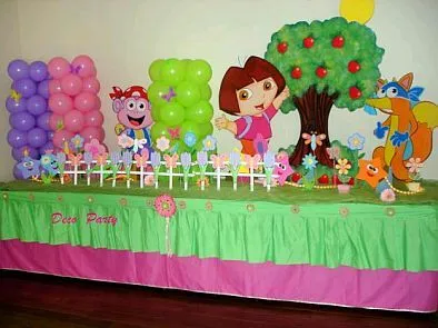 Muy Ameno: Fiestas Infantiles, Decoración Dora la Exploradora