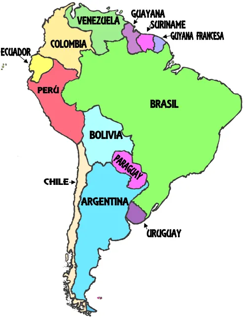 Mapa de america insular - Imagui