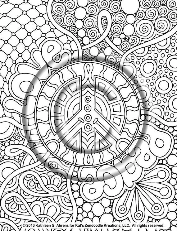 American Hippie Art ~ Coloring Page .. Peace Love | stencils ...