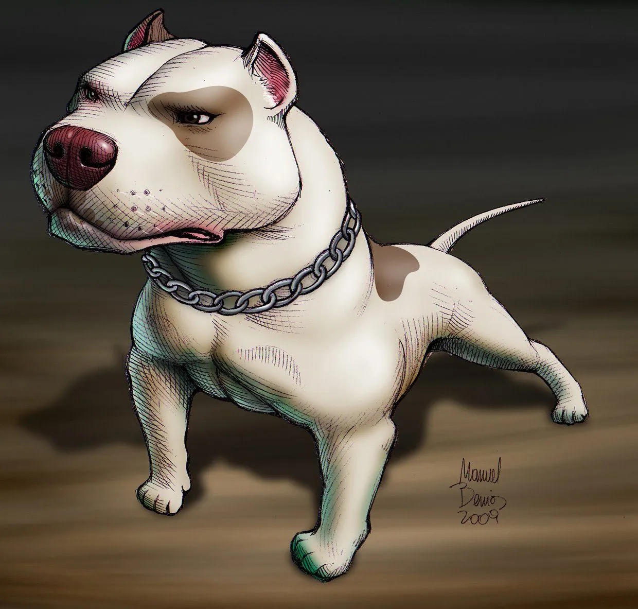 Imagenes de caricaturas de perros pitbull - Imagui