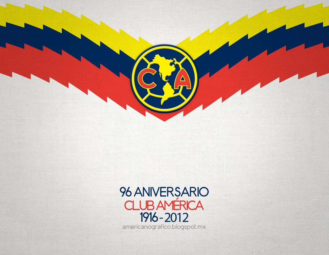 AMERICAnografico: 96 Aniversario del Club América (Nueva Imagen ...