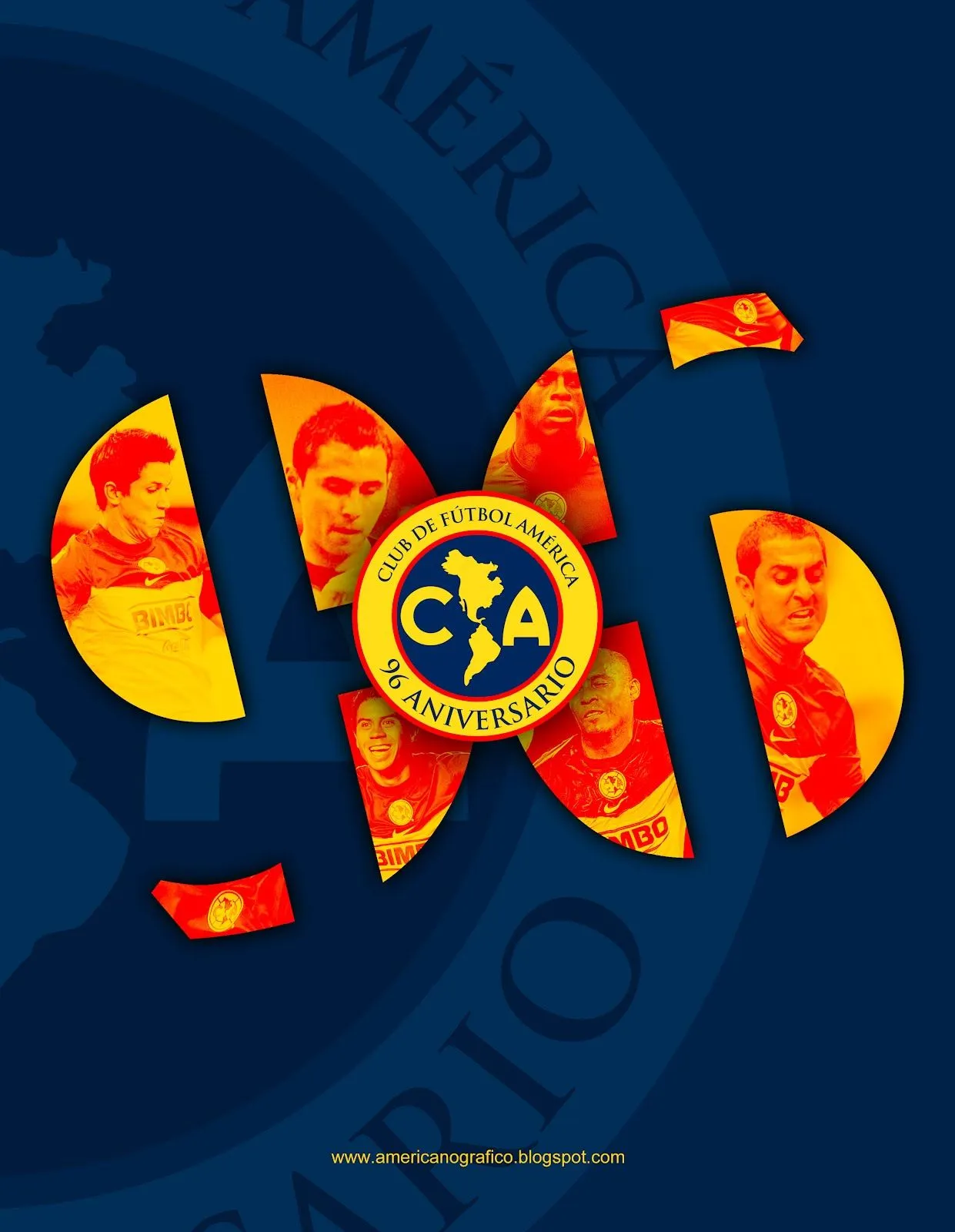 AMERICAnografico: Club América • 96 Aniversario • 03022012CTG-