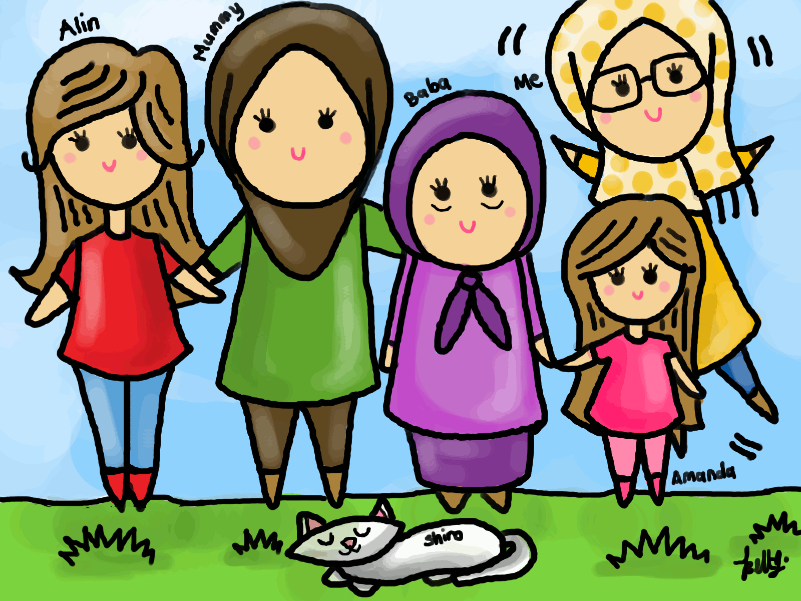 Amierah Nabillah: A Portrait of My Little Family :)