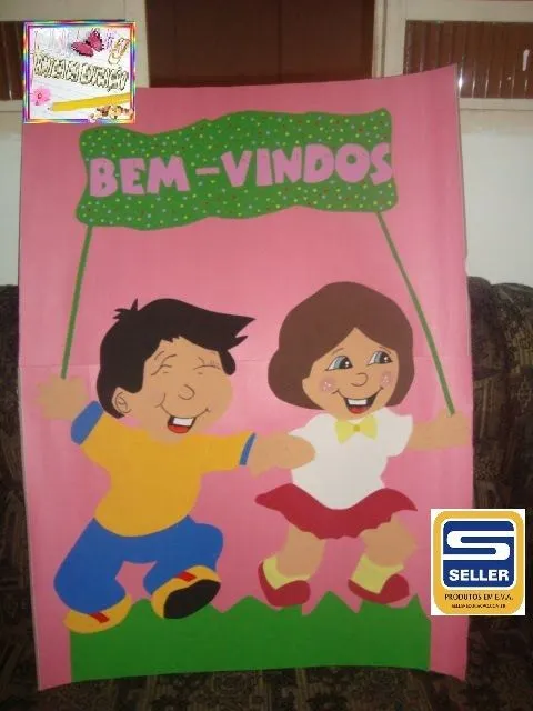 AMIGA DA EDUCAÇÃO.: PLAQUINHA OU CARTAZ SEJAM BEM - VINDOS.