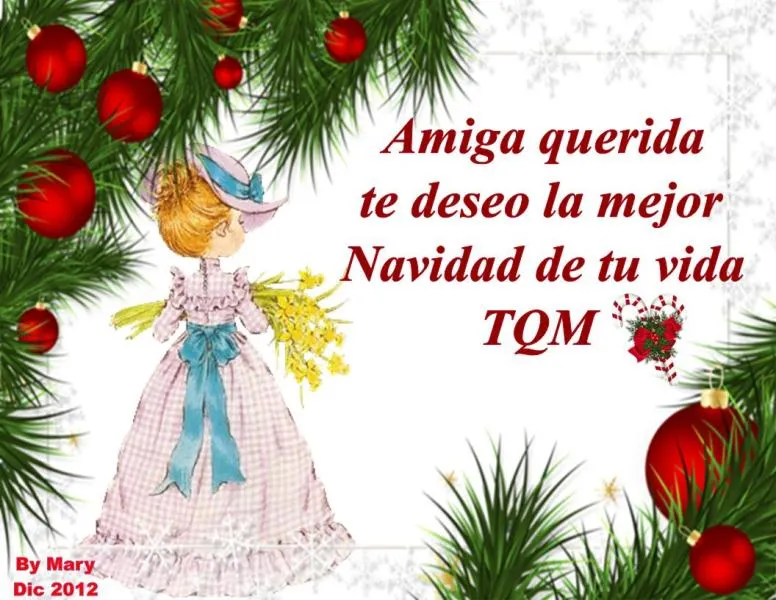 Amiga querida te deseo la mejor navidad de tu vida | Gotitas de Amor!