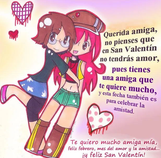 Mi amiga – San Valentin | Cosas Para Tu Muro : Frases y poemas bellos