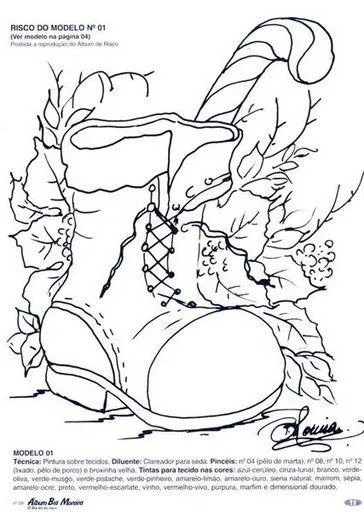 ... con mis amigas ?: ? Dibujos navideños en pintura en tela