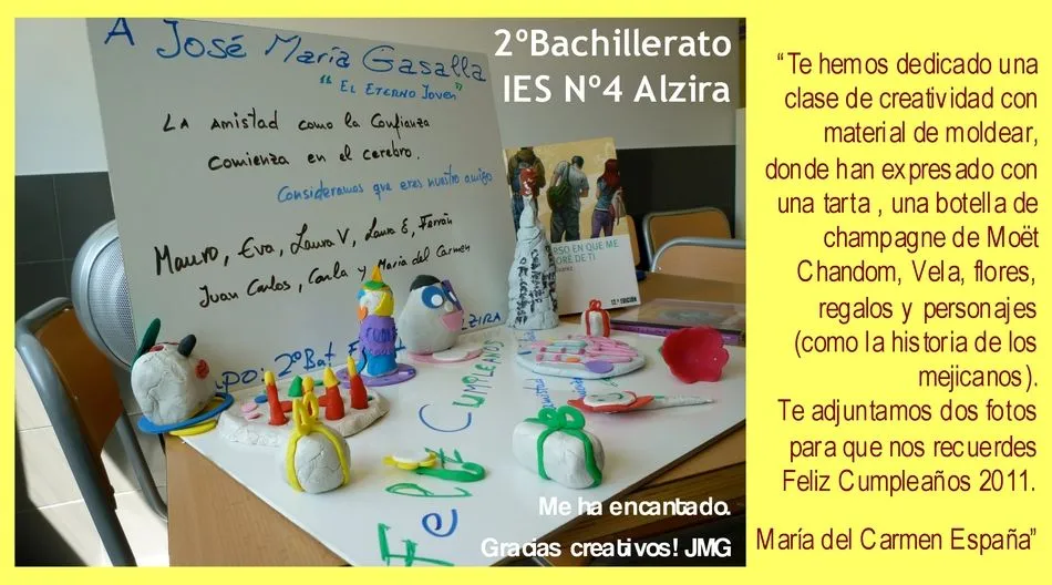 AMIGOS CREATIVOS. Un regalo de Cumpleaños para Jose. | CONFIANZA ...