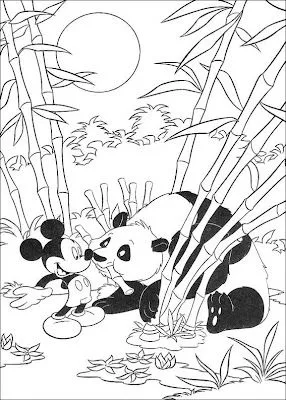 AMIGOS DA LUÍSA: DESENHOS PARA COLORIR Nº4 MICKEY , MINIE PATETA E ...