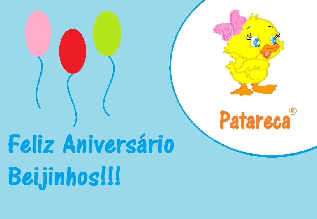 Os amigos da Patareca: Postais de Aniversário da Patreca