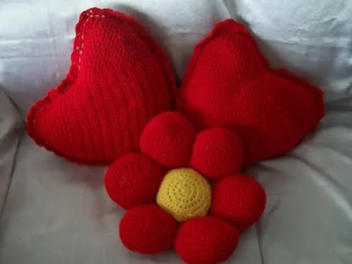 Amigos,agujas y mas...Celiabe Creaciones: Paso a paso almohadon flor