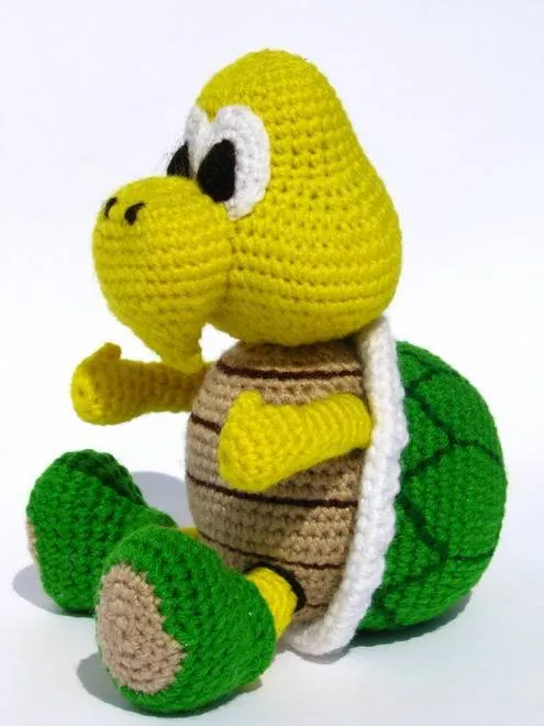 Amigurumi Koopa Troopa Crochet Pattern for Creative Geeks | WiiNoob