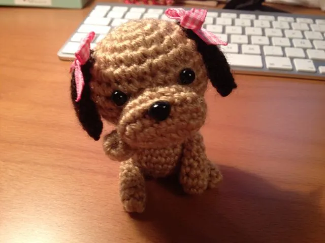 Perrito amigurumi - Imagui