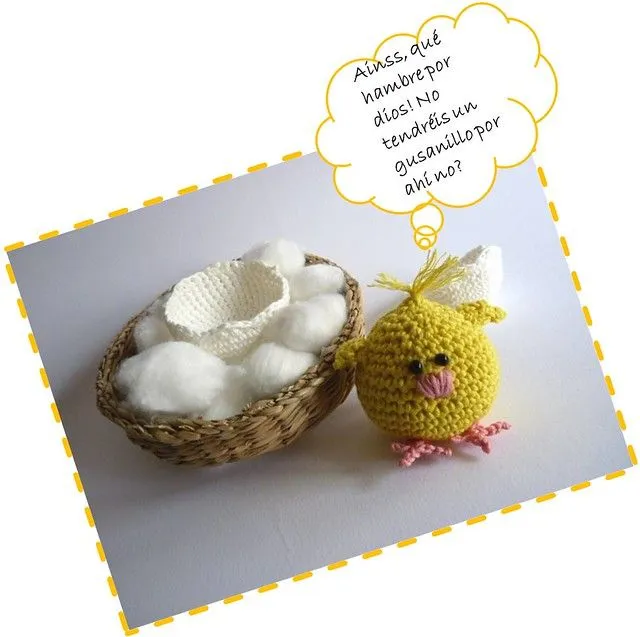 Amigurumi pollito con cascarón | Flickr - Photo Sharing!