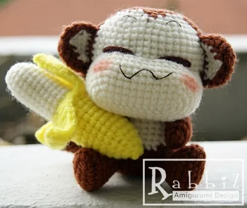 Amigurumi Yoyo Monkey a set by rabbizdesign