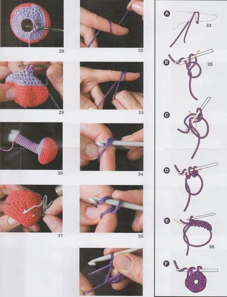 AMIGURUMIS 2ª Parte Mini tutorial SETA - amigurumis4you