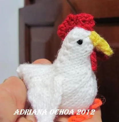 Amigurumis Amorosos: La Gallina, terminada