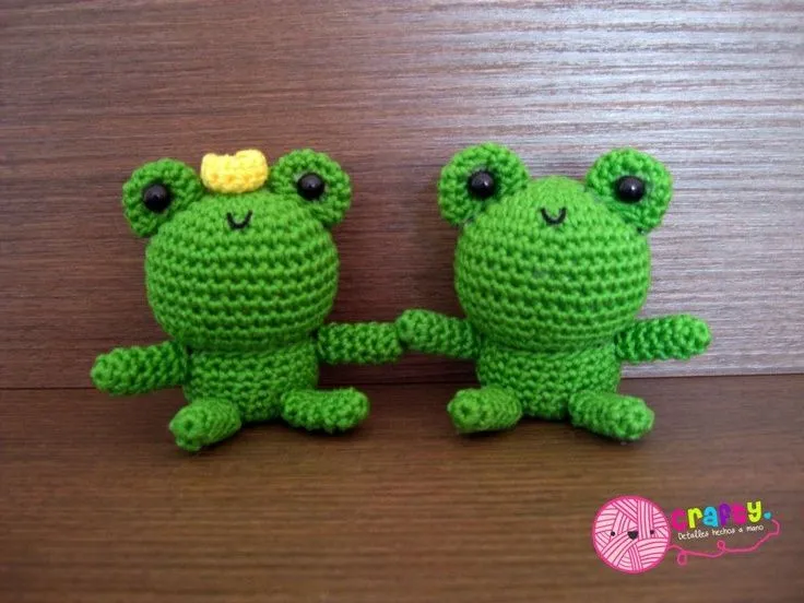 Amigurumis ranas príncipe y princesa | CROCHET Y PUNTO | Pinterest ...
