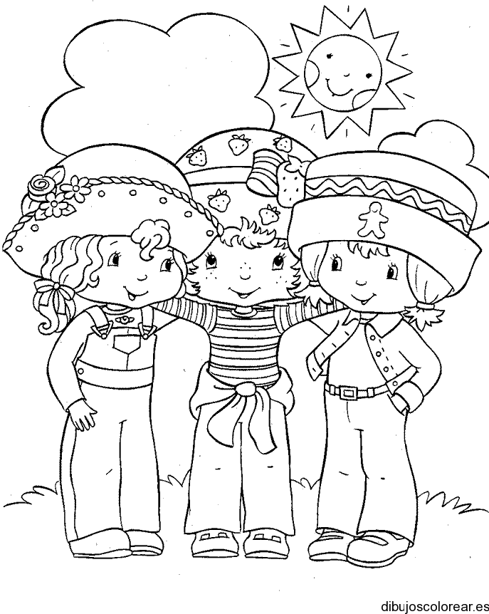 Dibujos de Amistad | Dibujos para Colorear