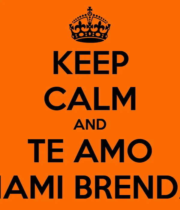 Te amo brenda - Imagui