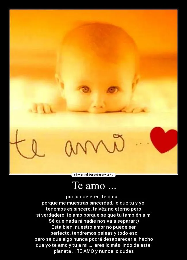 Te amo ... | Desmotivaciones