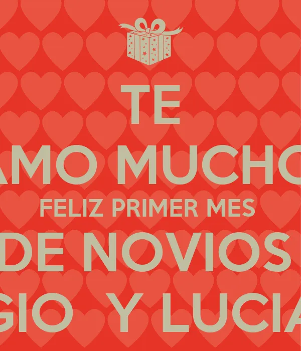 Feliz 1 mes de novios - Imagui