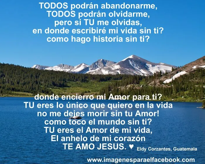 Te amo Jesus | Imágenes gratis para el Facebook