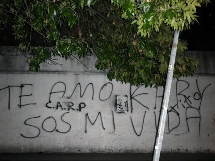 Te amo Kary sos mi vida - GRaFiTi - Escritos en la calle