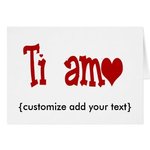 te amo I love you Cards from Zazzle.