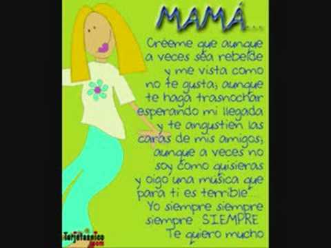 te amo mucho mami - YouTube