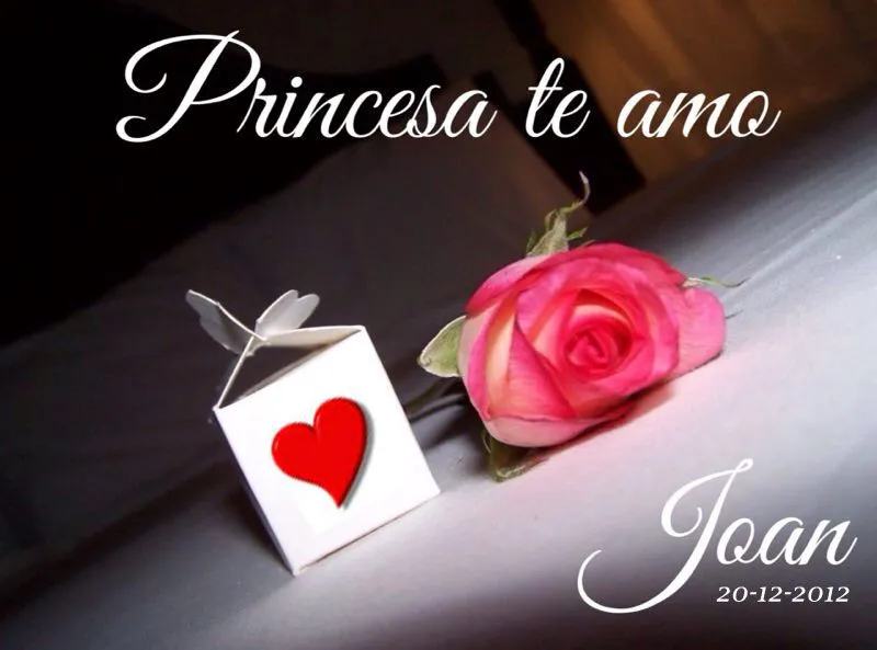 te amo princesa - Poemas de amor