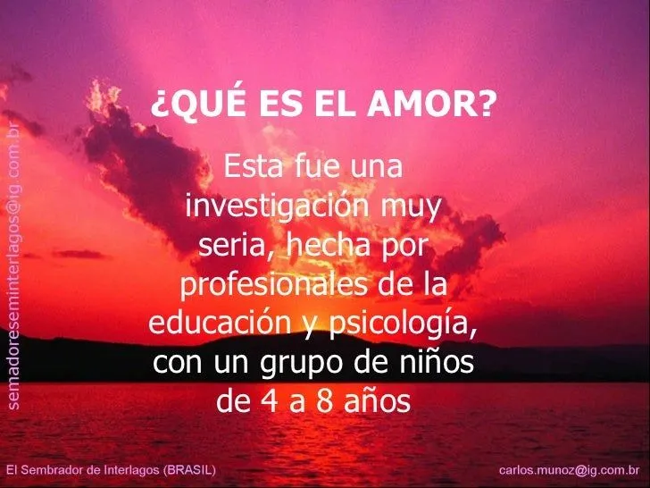 Que es el amor?