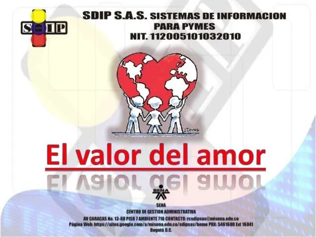 Valor del amor