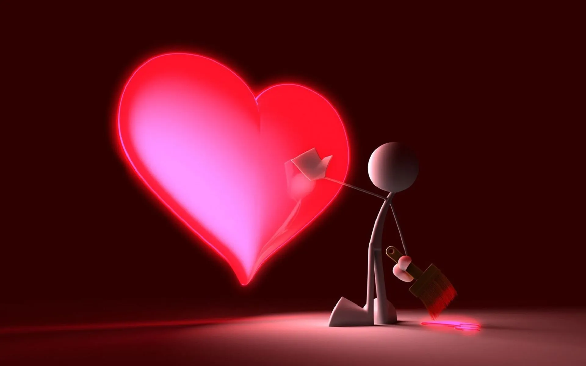 Amor 3D Paint Facebook Covers | Wallpapers HD