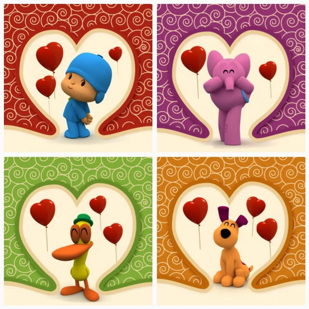  ... del amor y la amistad with one of our ninos favorite tv amigos pocoyo