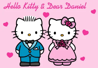 de san valentin, y consegui la imagen de una tarjeta de hello kitty ...