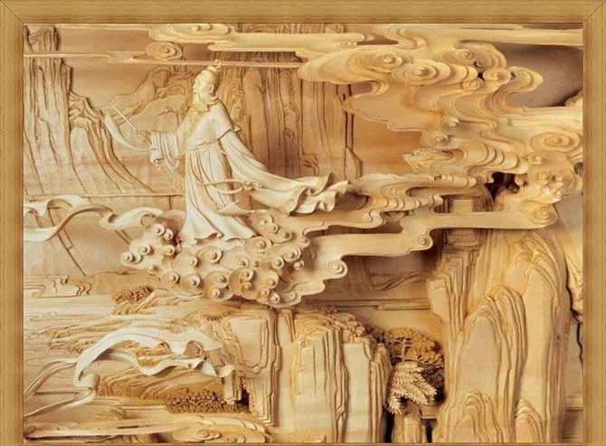 Por Amor al Arte: El increíble tallado en madera chino!