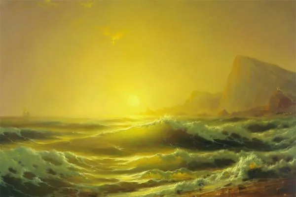 Por Amor al Arte: Pinturas de paisajes marinos por George Dmitriev